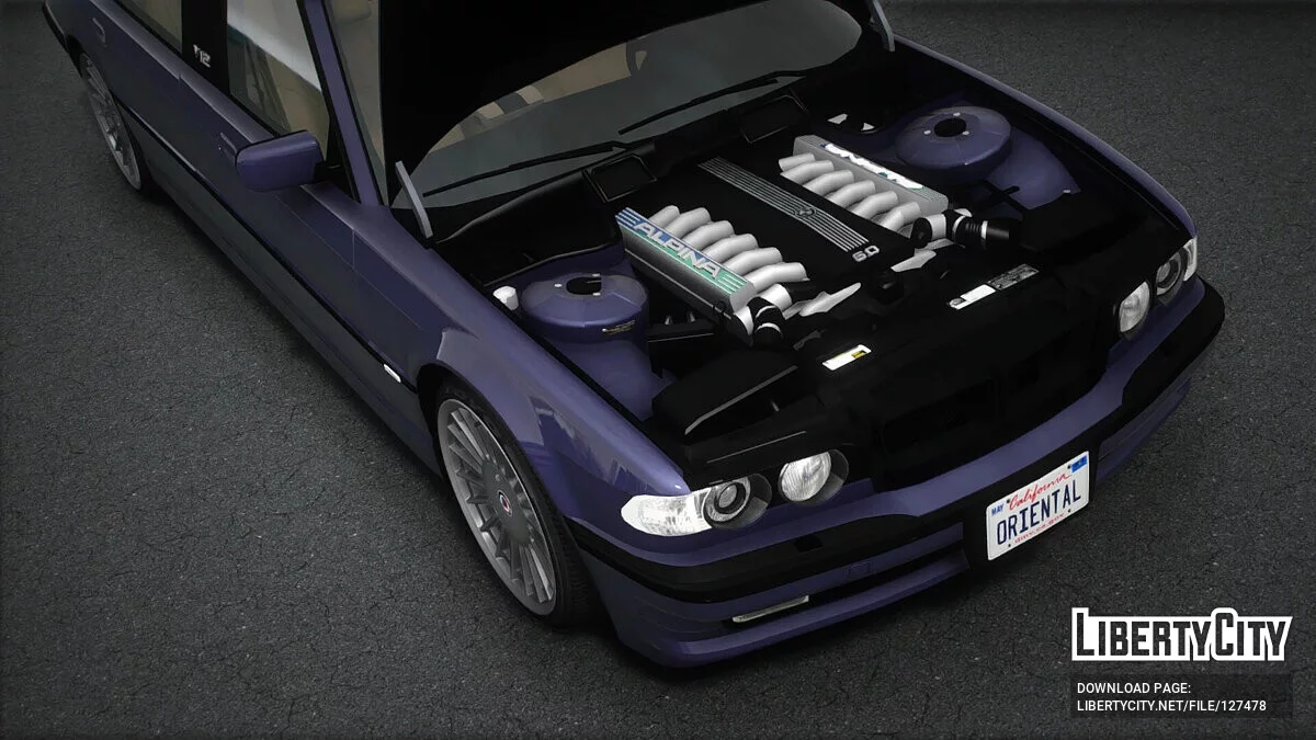 2001 BMW Alpina B12 6.0 Lang (E38) [Add-On | Extras | Tuning] 1.1 / GTA 5