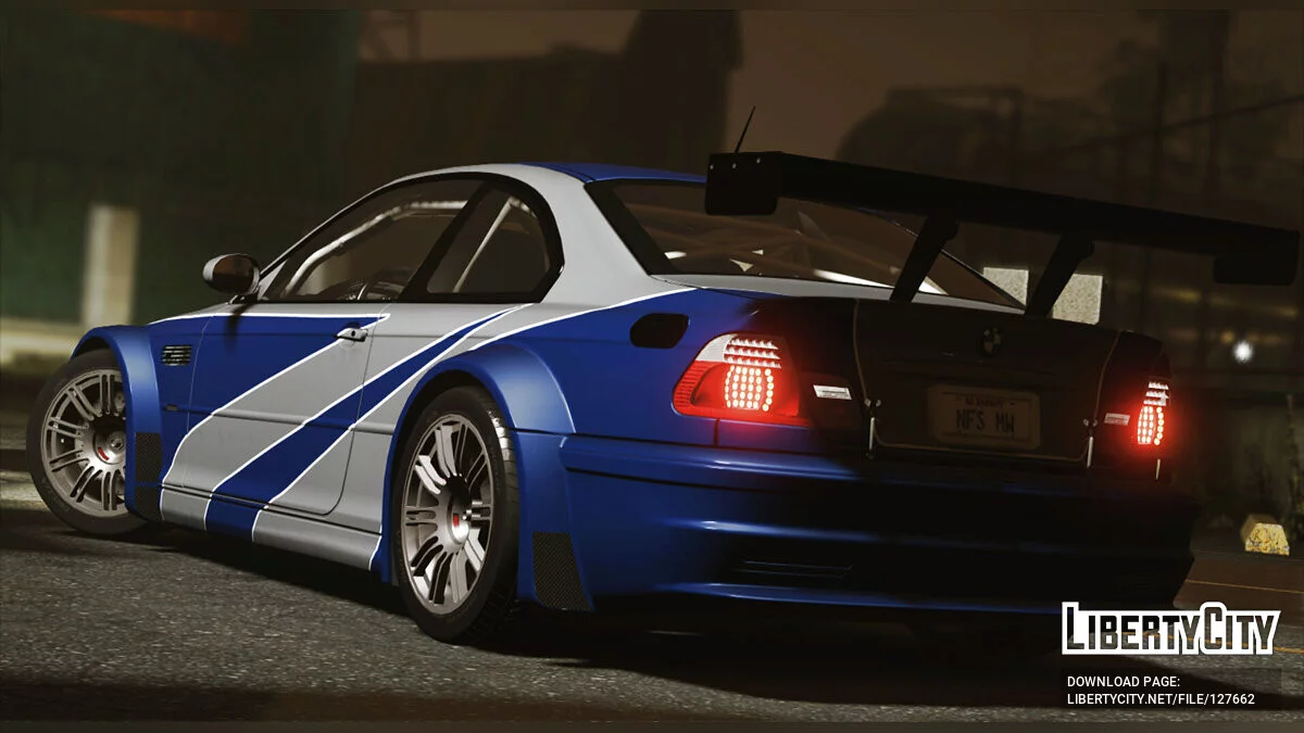بي إم دبليو M3 GTR E46 NFS MW v4 / جي تي أي 5