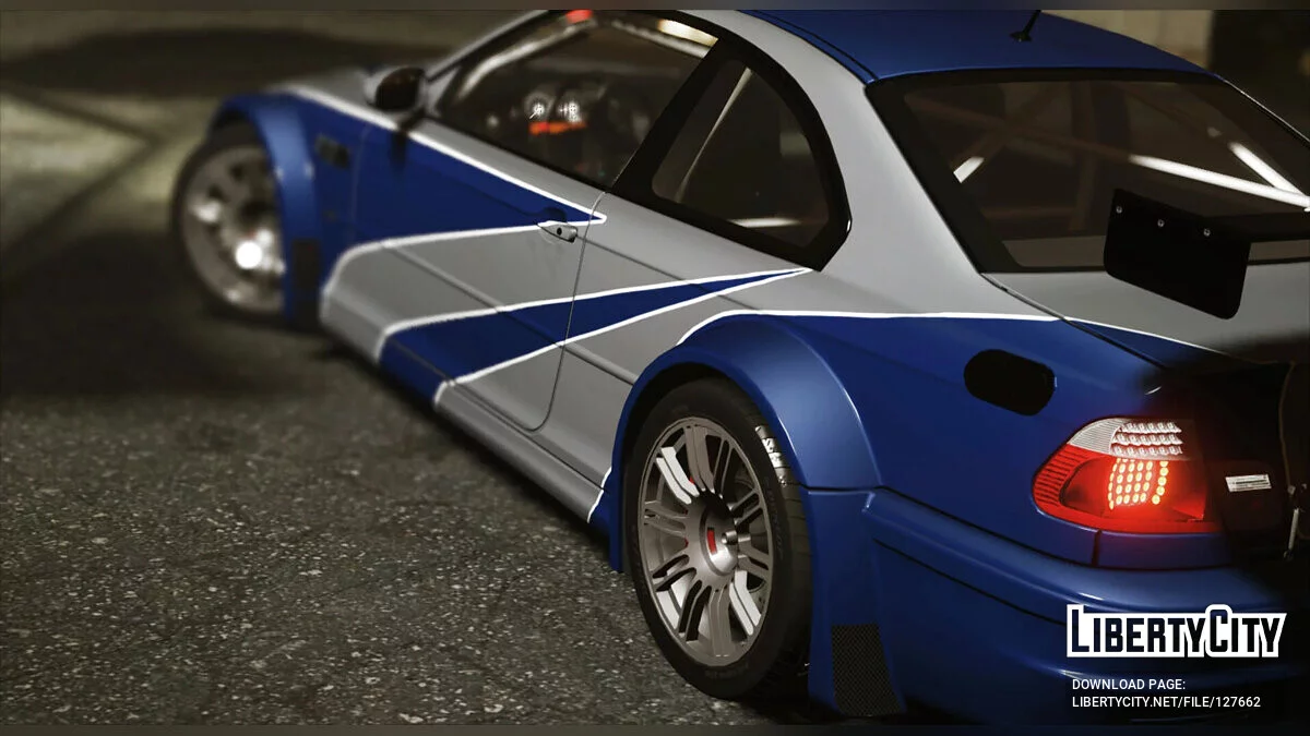 بي إم دبليو M3 GTR E46 NFS MW v4 / جي تي أي 5