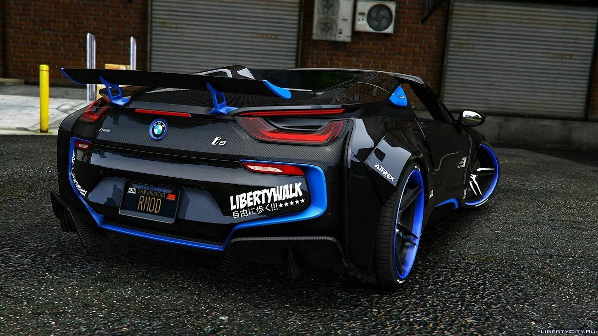 宝马 I8 Liberty Walk 跑车 [附加内容 | OIV | 调整] 1.0 / GTA 5
