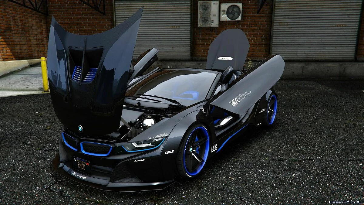 宝马 I8 Liberty Walk 跑车 [附加内容 | OIV | 调整] 1.0 / GTA 5