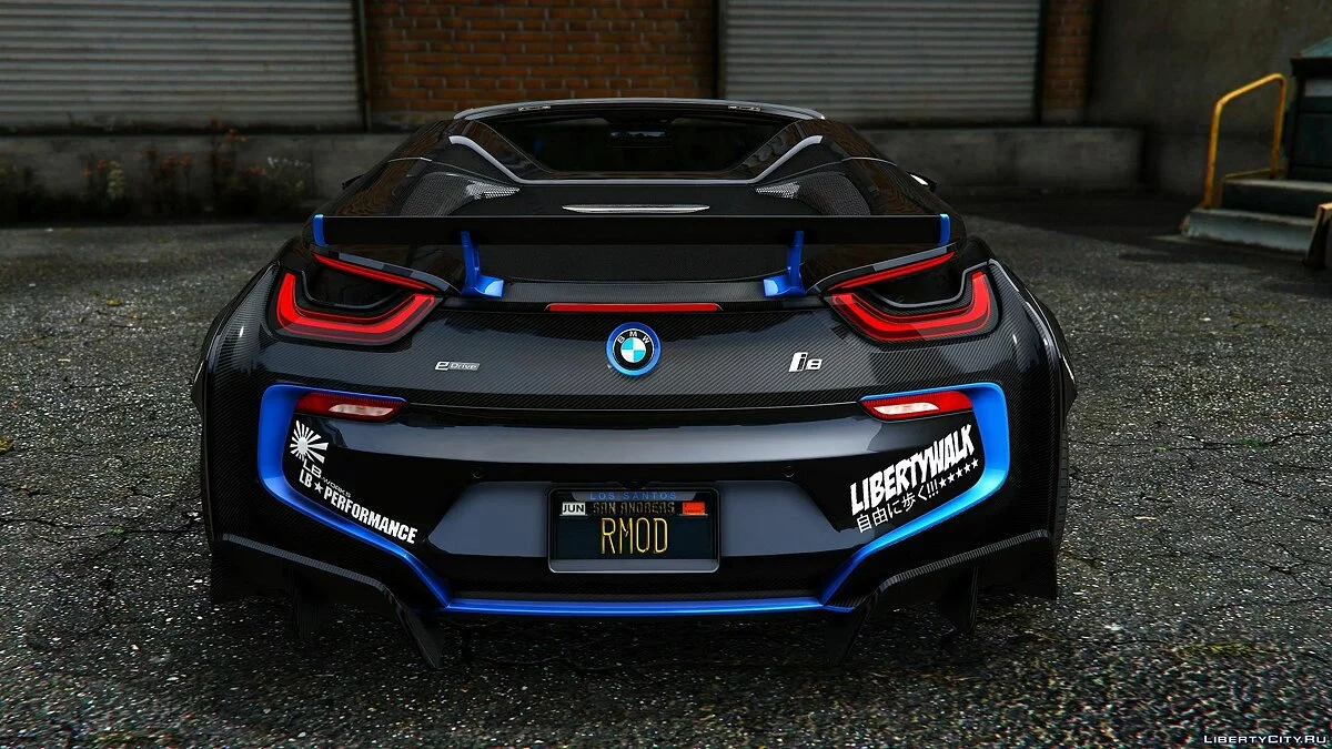 宝马 I8 Liberty Walk 跑车 [附加内容 | OIV | 调整] 1.0 / GTA 5