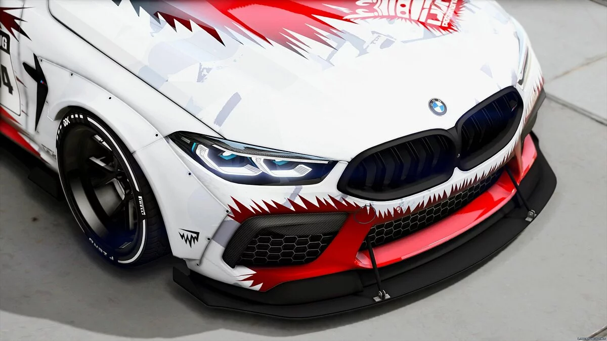 BMW M8 Competition MANSAUG [Add-On / Replace | Template | Digital Dials] 1.0 / GTA 5