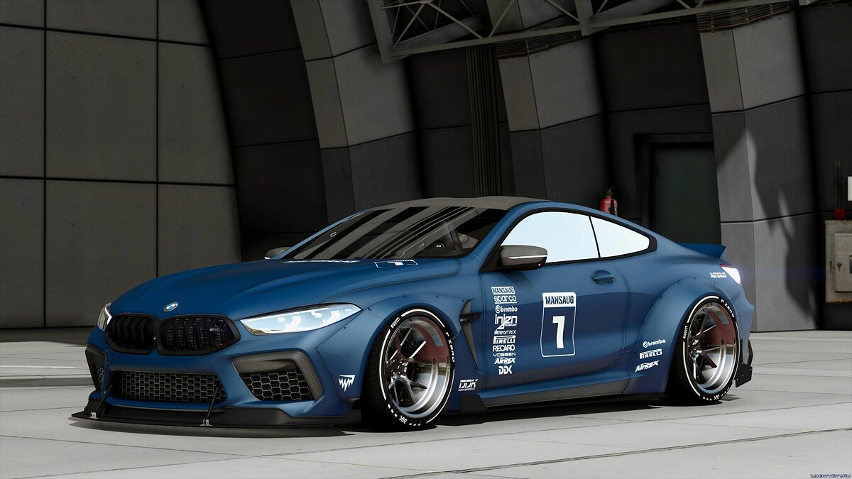 Bmw m8 grand coupe для gta 5 фото 39