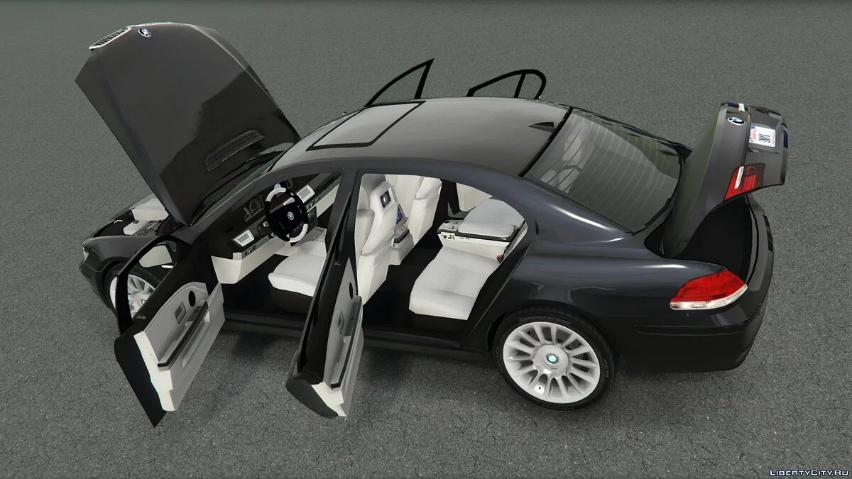 2006 BMW 760Li Individual (E66/FL) [Añadir / Reemplazar | Extras | Tuning] 1.2 / GTA 5