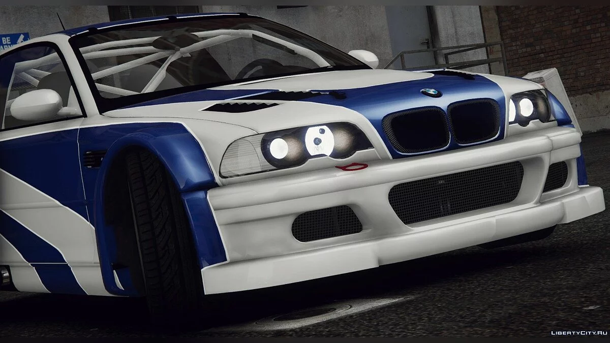 BMW M3 GTR (E46) из NFS Most Wanted / GTA 5