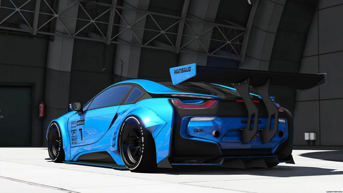 2018 BMW I8 Coupe MANSAUG [Add-On / Replace | Template | Digital Dials] 2.5a / GTA 5