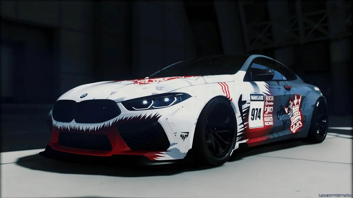 2018 BMW M8 Competition MANSAUG [Add-On | OIV | Replace | Tuning | Template | Digital Dials] 2.1a / GTA 5