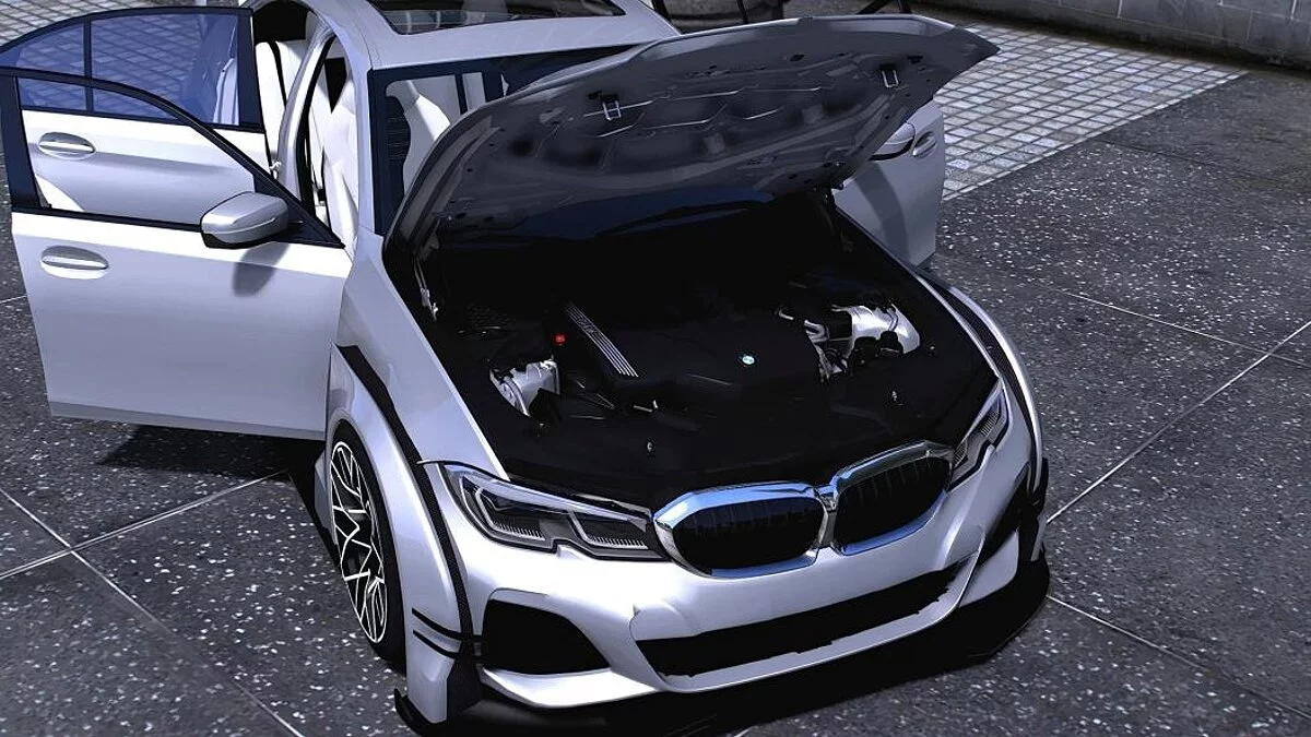 BMW Série 3 G20 Сoncept Widebody Tuning Racing Car / GTA 5