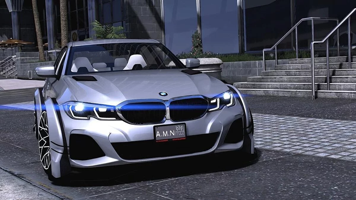 BMW Série 3 G20 Сoncept Widebody Tuning Racing Car / GTA 5