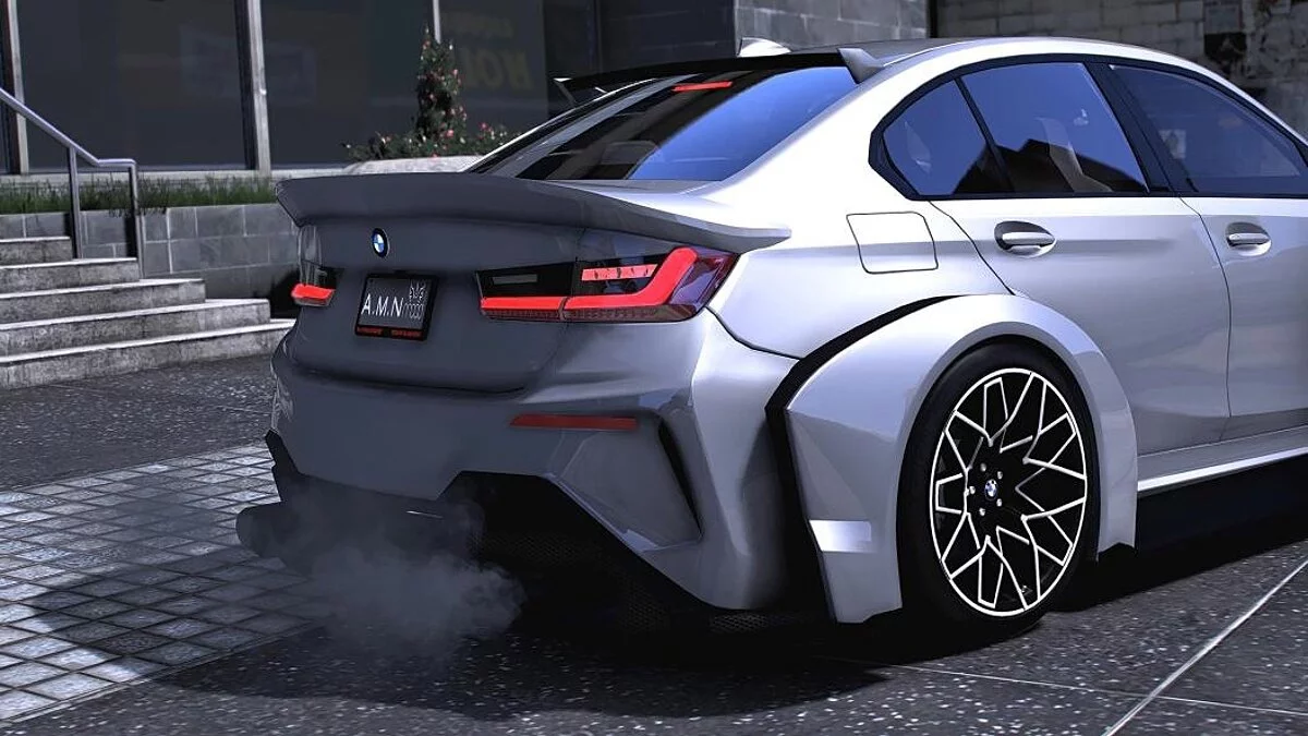BMW Série 3 G20 Сoncept Widebody Tuning Racing Car / GTA 5