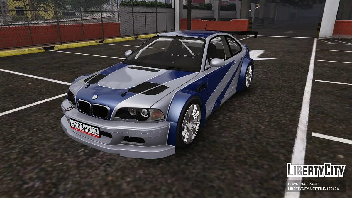 BMW M3 GTR E46 NFS MW / GTA 5