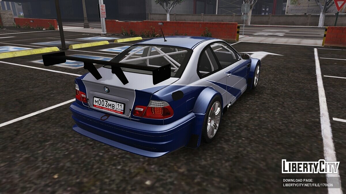 Download BMW M3 GTR E46 NFS MW for GTA 5