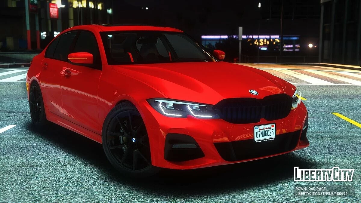 2020 BMW 3 Series G20 Black / جي تي أي 5