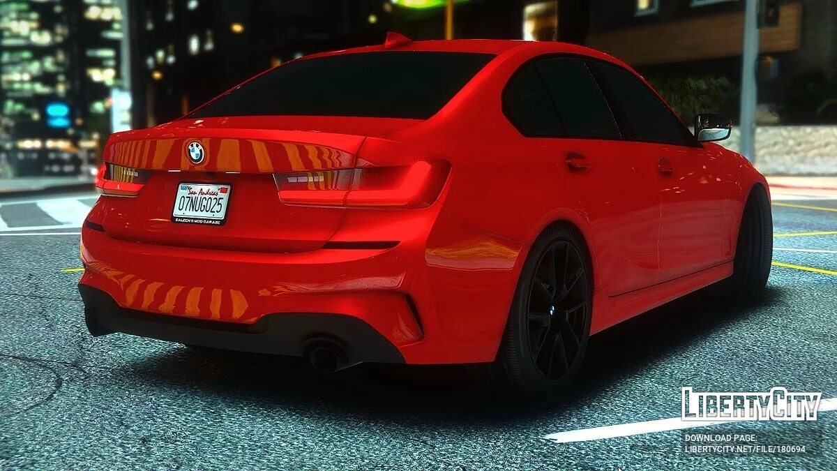 2020 BMW 3 Series G20 Black / جي تي أي 5