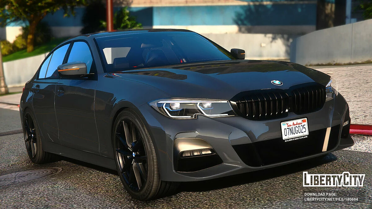 2020 BMW 3 Series G20 Black / جي تي أي 5