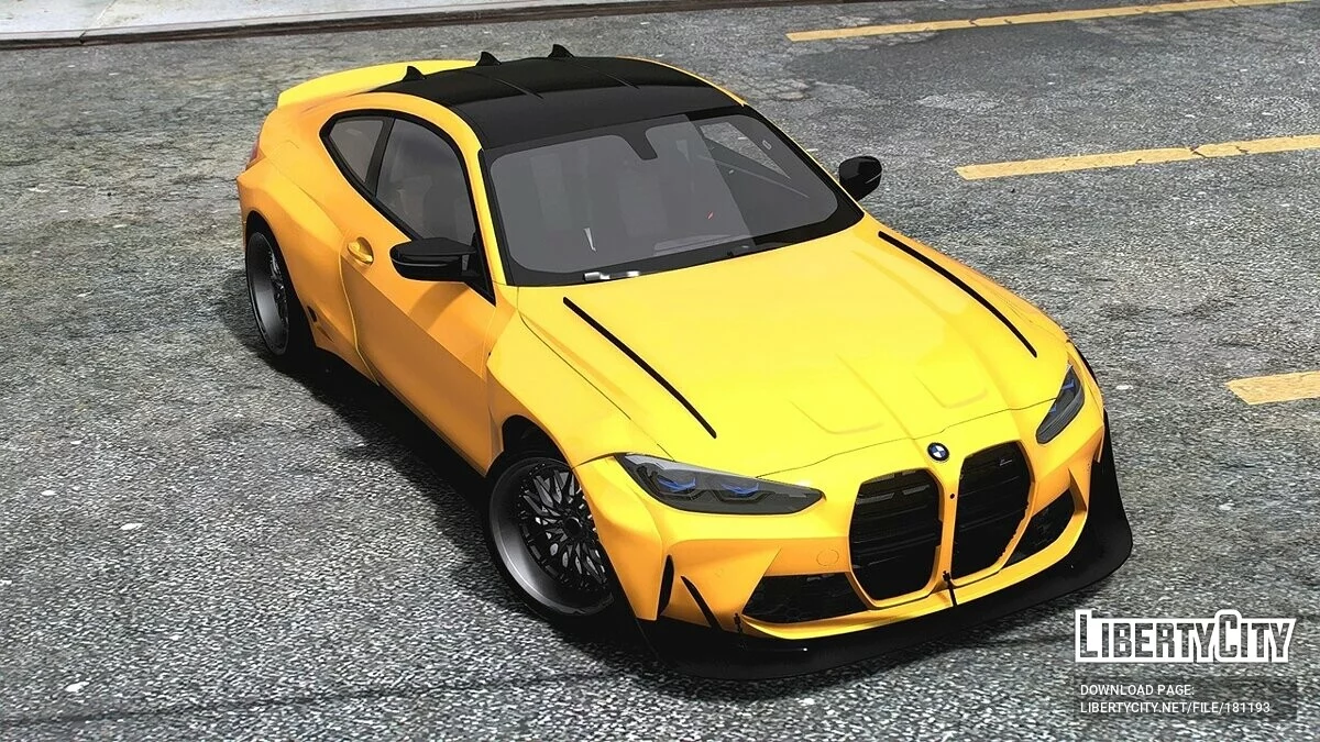 Kit de carroceria larga BMW M4 Competition / GTA 5