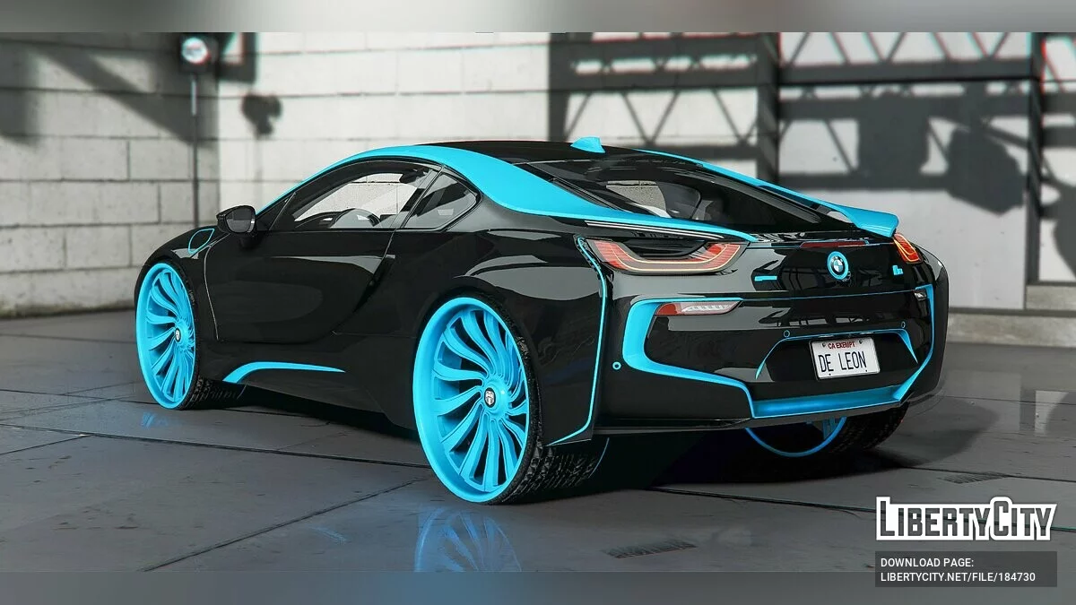 2015 BMW I8 Desain Tron Kustom di Dub Floaters / GTA 5