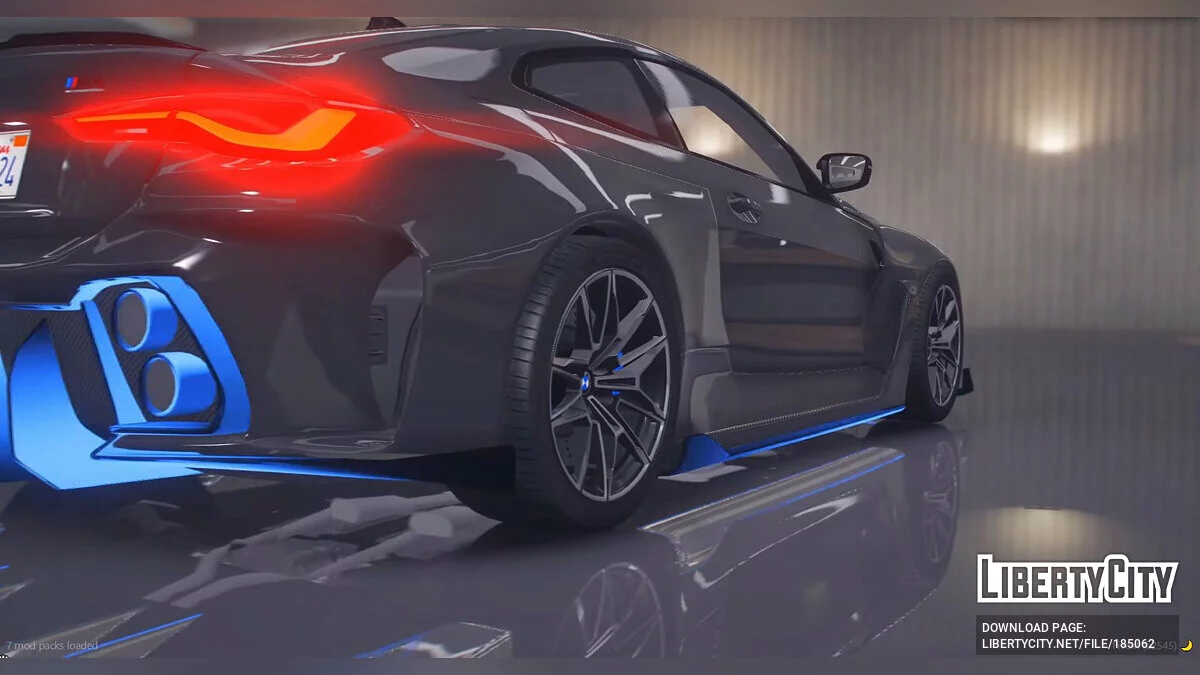 BMW M4 Competition Animated Lights / GTA 5