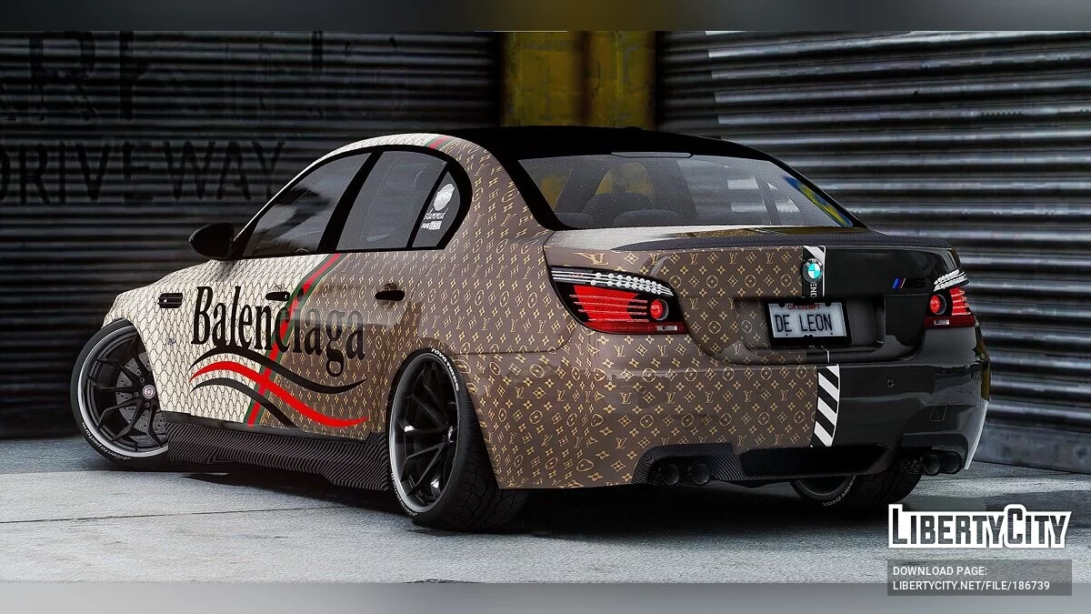 BMW E60 Balenciaga x Gucci / GTA 5