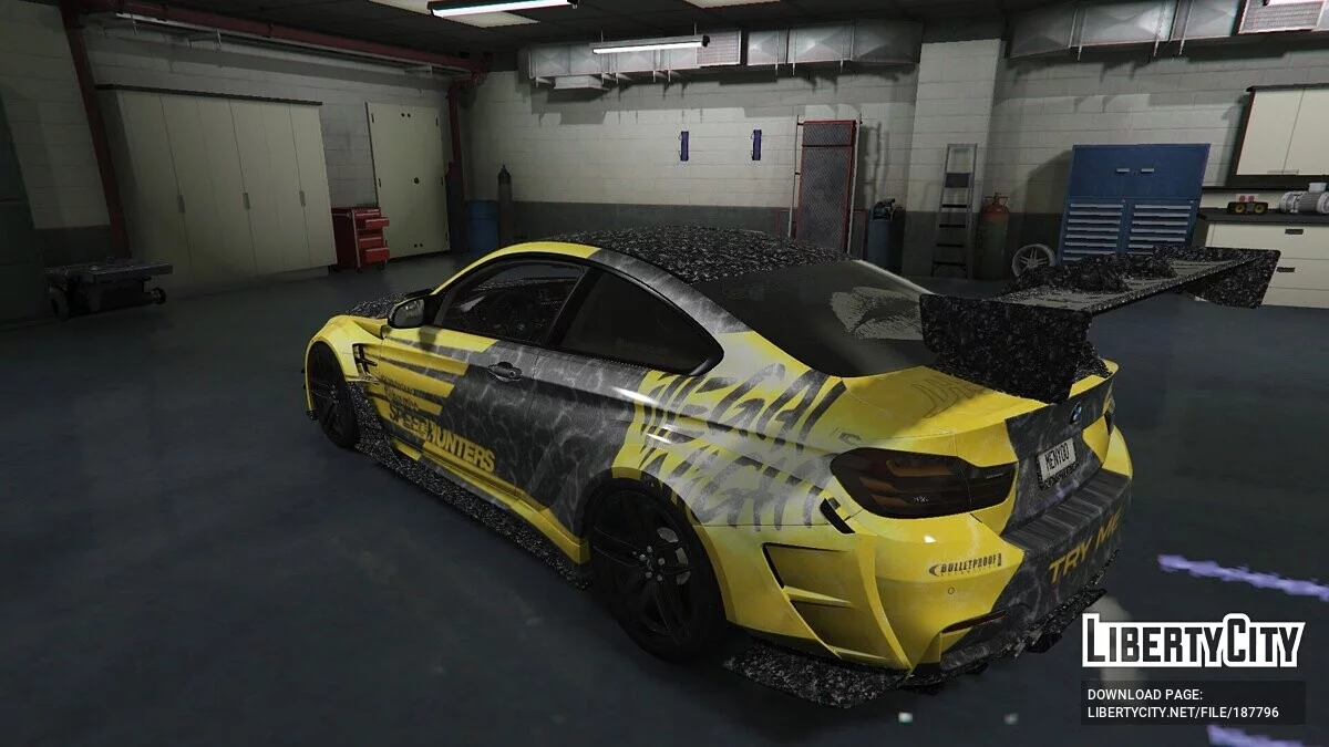 BMW M4 Varis Bodykit ILLEGAL NIGHT Лівері / GTA 5