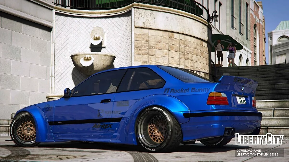 BMW M3 E36 Rocket Bunny (Sarto Racing) v1.1 / GTA 5