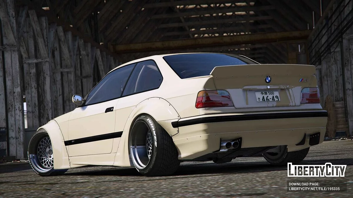 BMW M3 E36 Rocket Bunny (Sarto Racing) v1.1 / GTA 5