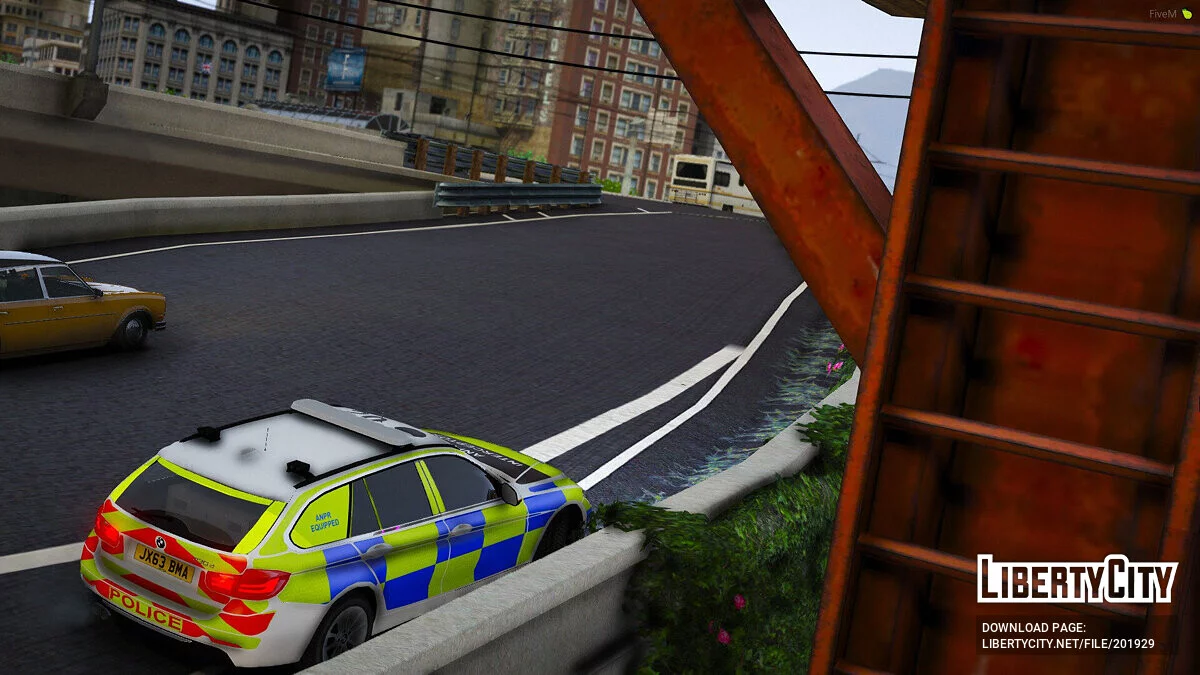 BMW 330d Estate ANPR Interceptor 2013 v1.0 / GTA 5