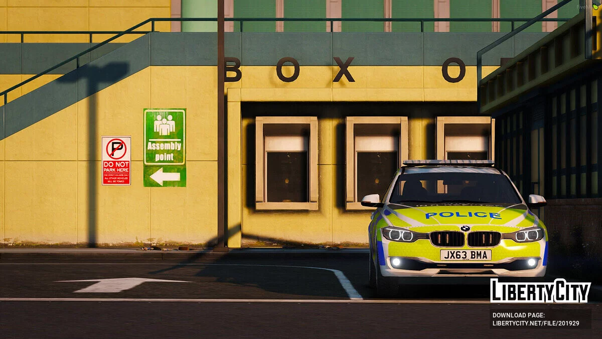 BMW 330d Estate ANPR Interceptor 2013 v1.0 / GTA 5