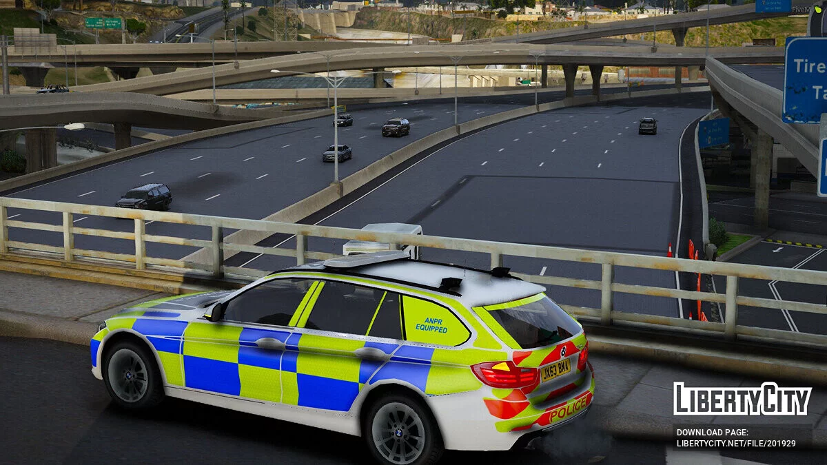 BMW 330d Estate ANPR Interceptor 2013 v1.0 / GTA 5
