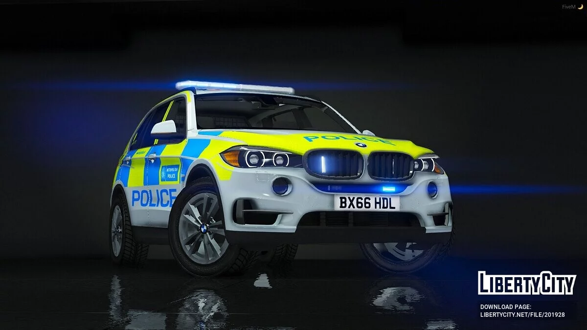 BMW X5 F15 Metropolitan Police ARV v1.0 / جي تي أي 5