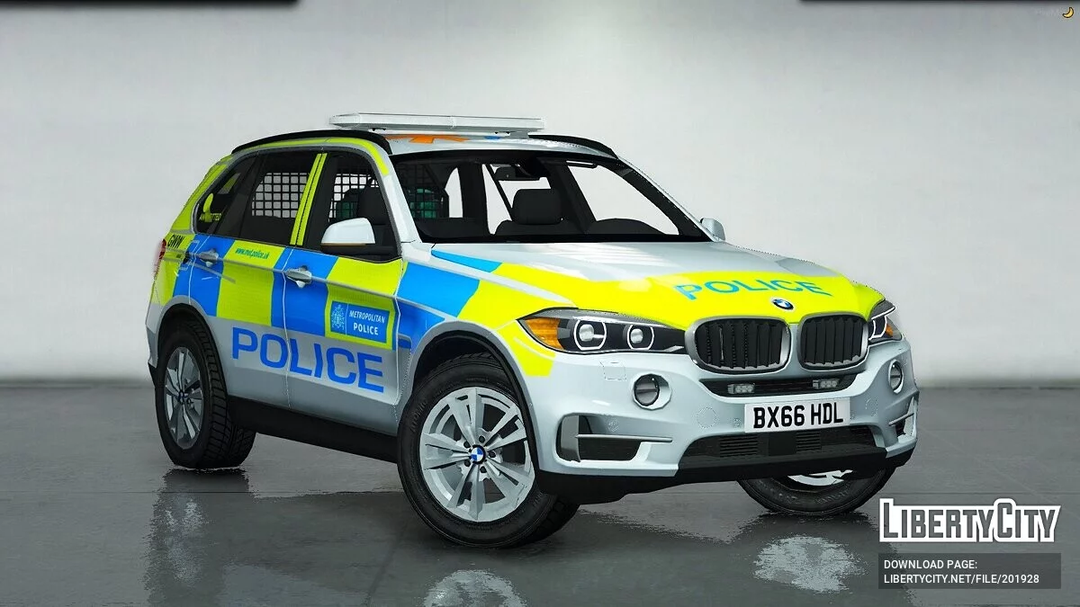 BMW X5 F15 Metropolitan Police ARV v1.0 / جي تي أي 5