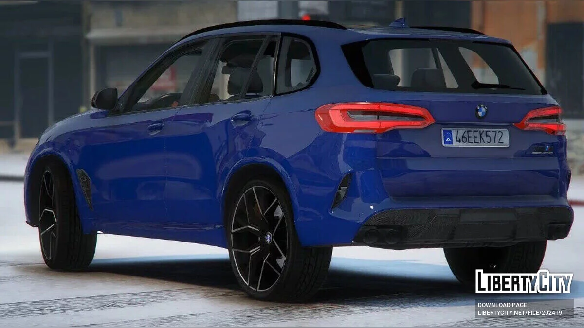 BMW X5M Competition 2020 v1.1 / GTA 5