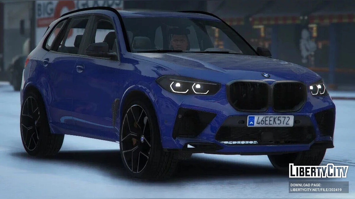 BMW X5M Competition 2020 v1.1 / GTA 5