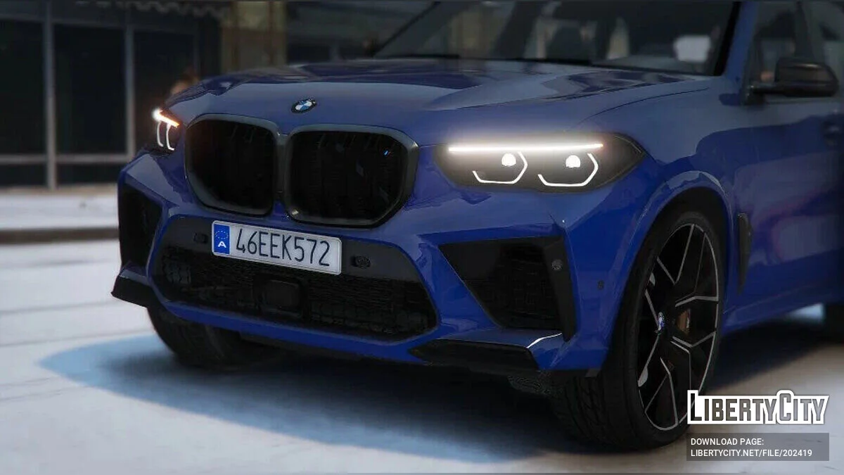 BMW X5M Competition 2020 v1.1 / GTA 5