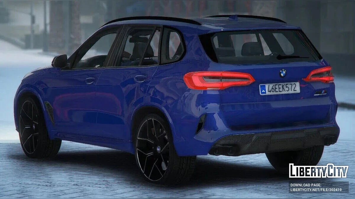 BMW X5M Competition 2020 v1.1 / GTA 5