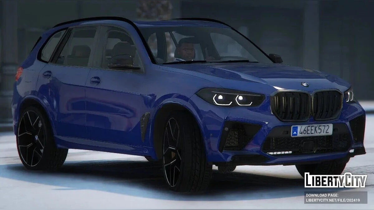 BMW X5M Competition 2020 v1.1 / GTA 5