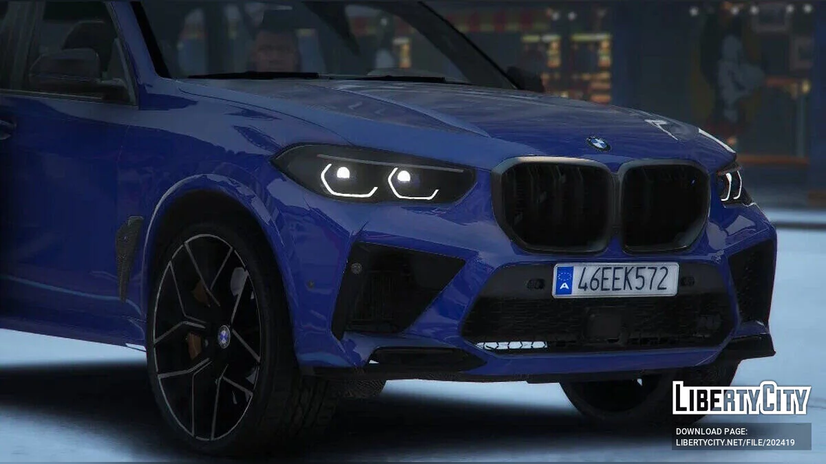 BMW X5M Competition 2020 v1.1 / GTA 5