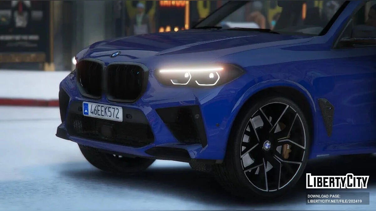 BMW X5M Competition 2020 v1.1 / GTA 5
