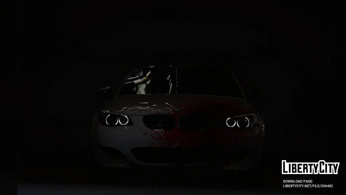 2009 BMW M5 (E60) Blood Vinyl v1.0 / GTA 5