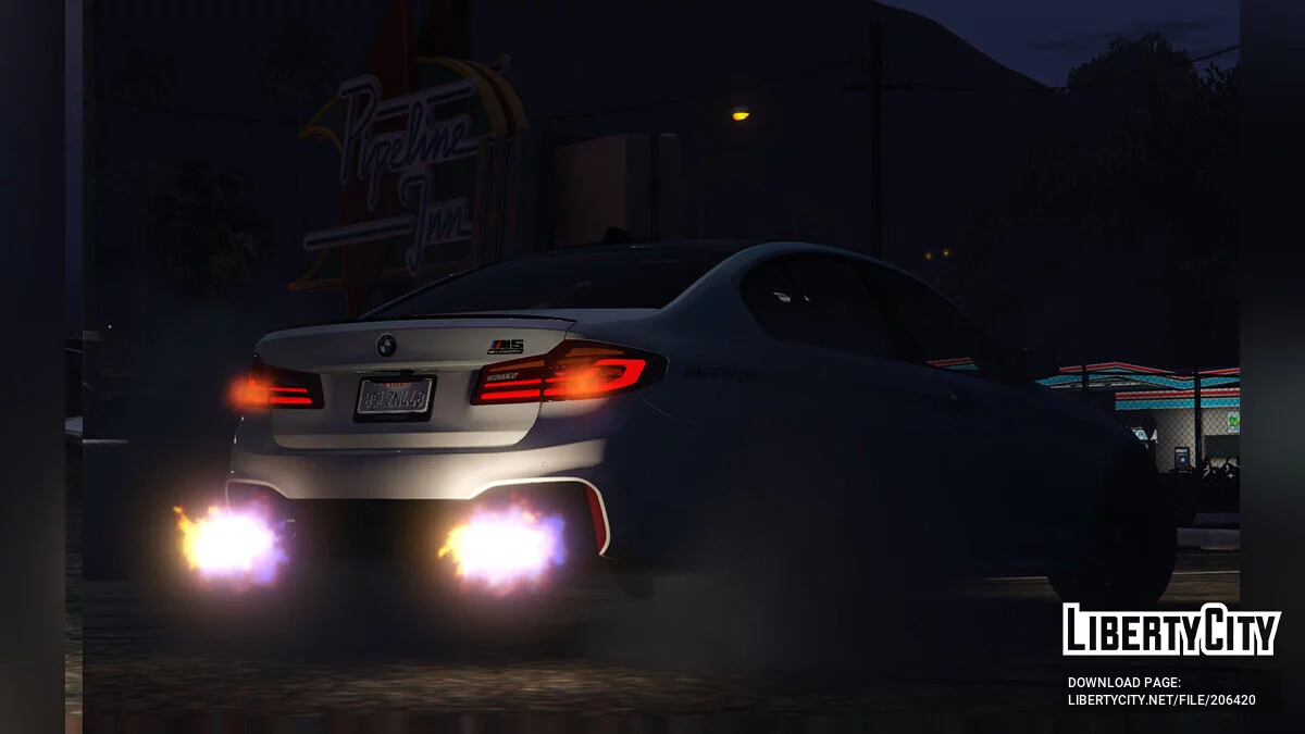 BMW M5 F90 Competição Azul Desvanecido 2019 / GTA 5