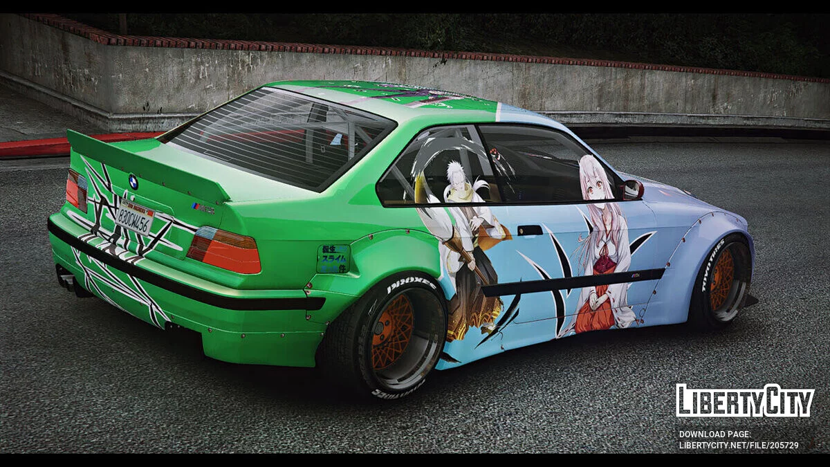 BMW E36 Rocket Bunny Tensei Shitara Slime Datta Ken! / جي تي أي 5