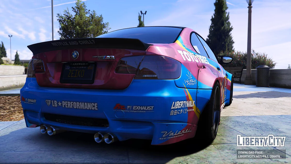 BMW M3 E92 Liberty Walk Selesia / GTA 5