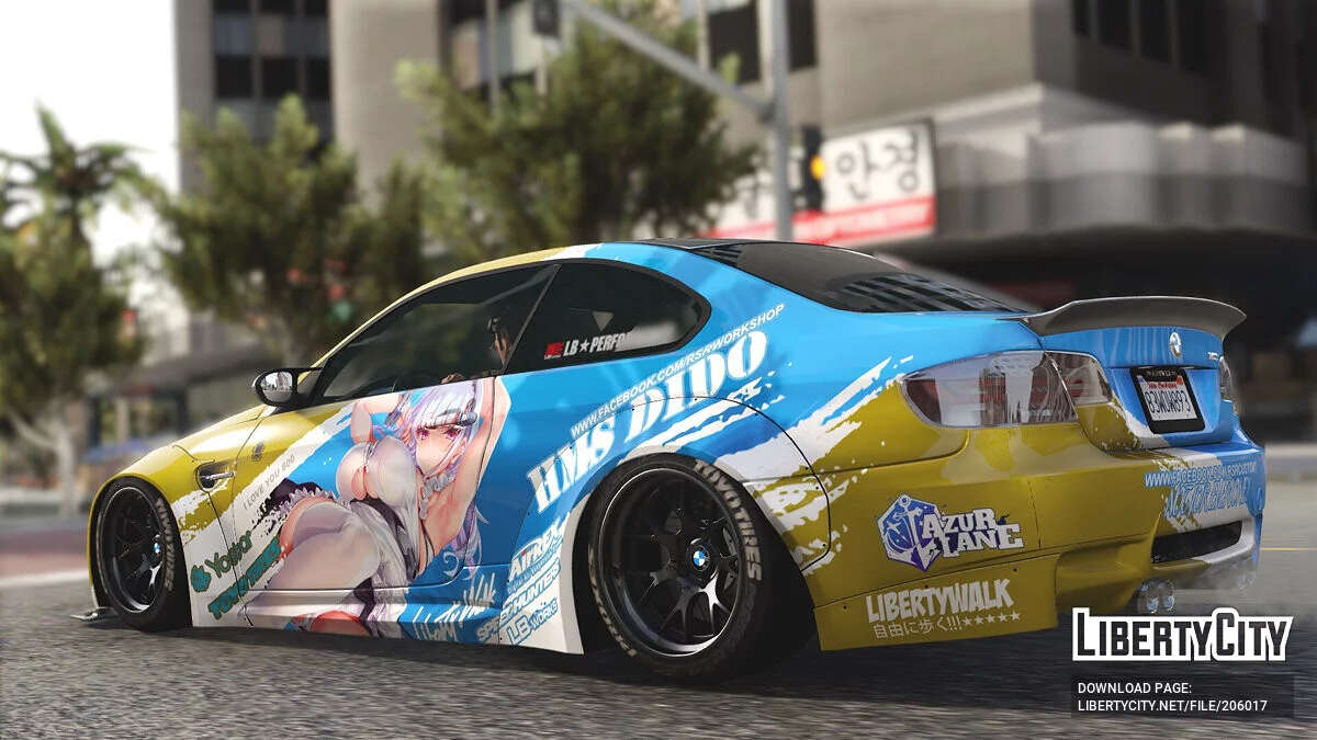 BMW M3 Liberty Walk Azurlane Dido Class / GTA 5