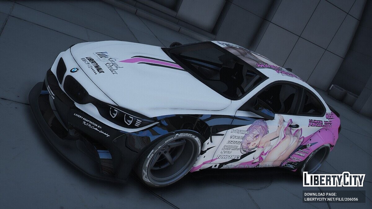 Download BMW M4 Liberty Walk Mashu for GTA 5