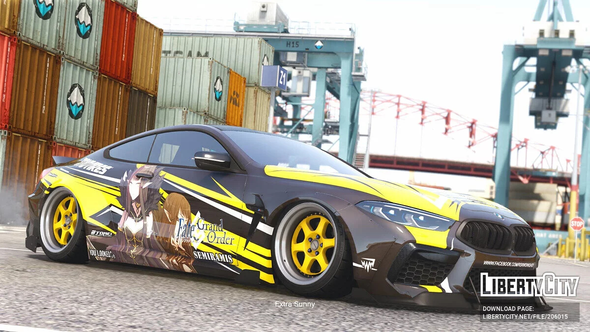 BMW M8 Mansaug Semiramis Itasha / GTA 5