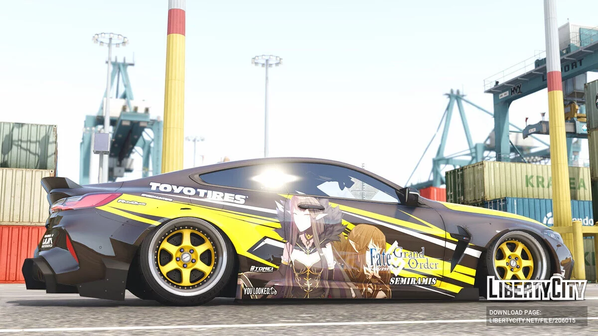 BMW M8 Mansaug Semiramis Itasha / GTA 5