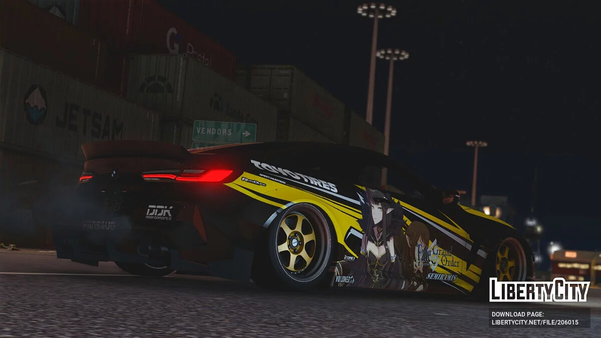 BMW M8 Mansaug Semiramis Itasha / GTA 5