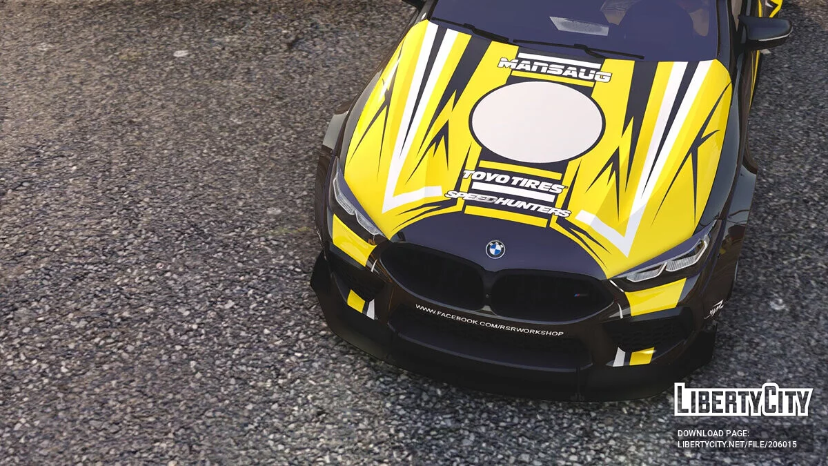 BMW M8 Mansaug Semiramis Itasha / GTA 5