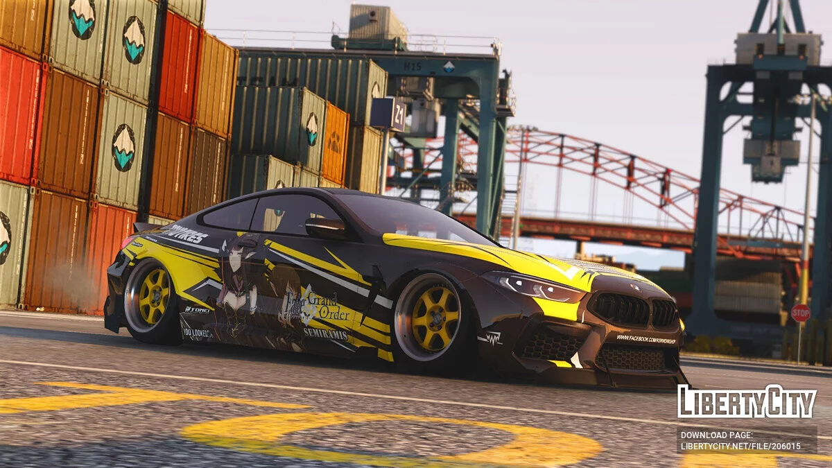 BMW M8 Mansaug Semiramis Itasha / GTA 5